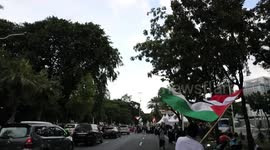 Indonesia: Pro Palestine Demonstration Takes Place in  Jakarta