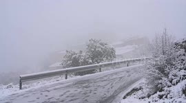 Spain: Castellón covered in snow