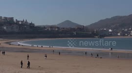 Spain: Sun and cold in San Sebastián