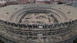 Spain: Nou Mestalla from a drone's perspective