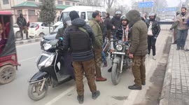 India reinforces security ahead of Indian Prime Minister Narendra Modi's visit to Srinagar