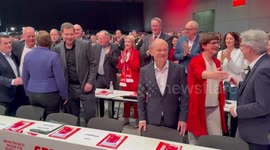 Germany: Scholz is ratified as Social Democratic candidate with plea against the far right