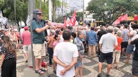 Brazil: Protesters in Rio de Janeiro demand the creation of a dictatorship Memorial