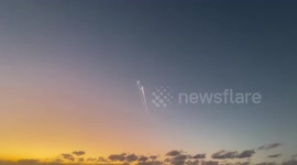 SpaceX Starship burns up and crashes over the Turks and Caicos Islands