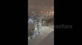 Japan: Intense Snowfall Causes Significant Snow Accumulation In Northern Prefectures 3