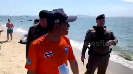 Police investigate middle-aged dead tourist found floating in sea in Pattaya