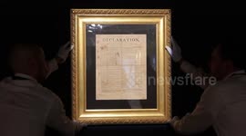 US: Sotheby's will auction one of the first copies of the Declaration of Independence of the United States