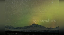 US: Northern Lights Illuminate Denali National Park in Spectacular Display