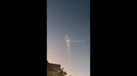 Elon Musk Space X starship breaks and explodes over Turks and Caicos while my family and I are vacationing. Alexandra cohen