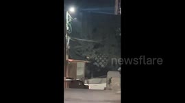 Israeli forces storm the town of Azzoun in the West Bank