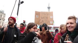 UK: Demonstration in favor of Palestinian people in London