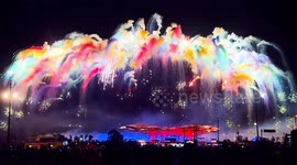 Chinese fireworks add festive cheer to global New Year celebrations