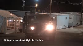 US: IDF Troops in the Central Command are Strengthening Defensive Operations and Continuing Activities in Judea and Samaria as Part of Preparations for the Release of Palestinian Prisoners