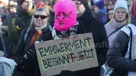 Germany: Demonstration in Berlin for women's and transgender rights