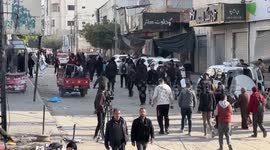 Palestinians from north Gaza welcome ceasefire deal between Israel and Hamas