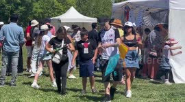 Kite festival held in Canberra, Australia