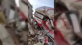 Israeli Forces Destroy All Emergency Vehicles in Northern Gaza