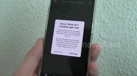 TikTok Ban Takes Effect in the U.S., Users Face Shutdown Message