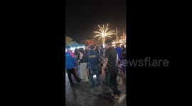 Elephant spooked by fireworks tramples five festival-goers in Thailand