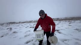 Brothers turn beauty spot into winter wonderland - by building an igloo