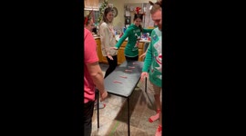 Christmas party turns competitive with the uber-fun 'Musical Candy Canes' game