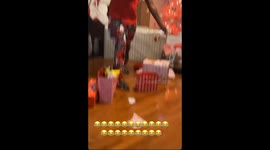Secret Santa gift sparks hilarious reaction at a family Christmas celebration