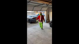 Grinch comes to teach naughty boy a lesson he won’t forget