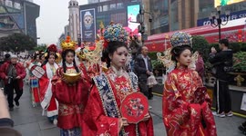 China: Hanfu Parade in Chongqing