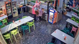 Hydrogen balloon catches fire in Chinese restaurant