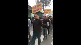 Patwaris protest against Indian government in India