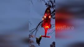 Italy: Man Airlifted to Safety After Falling into Ravine in Pianoro