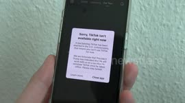 TikTok Ban Takes Effect in the U.S., Users Face Shutdown Message