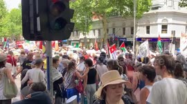 Australia: People rally in solidarity with Gaza in Melbourne