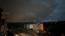 Australia: Beginning of the storm over Sydney