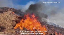US: Little Mountain Fire Contained at 34 Acres Amid Dramatic Rescue Efforts