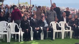 Israel: Israeli President Isaac Herzog attends funeral of Israeli sergeant killed in Gaza