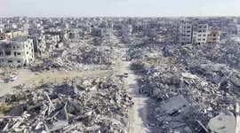 Displaced Palestinians return to Rafah, a city destroyed by Israel