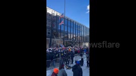 US: Supporters Line Up Outside Capital One Arena Ahead Of Trump’s Inauguration 3