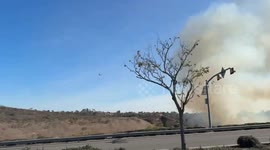 US: Brush Fire In Poway Prompts Evacuations Amid Red Flag Warning