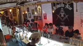Shaken not stirred! Earthquake jolts bar as drinkers sip martinis in Taiwan