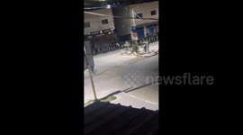The moment Israeli soldiers arrest over 60 Palestinians in the town of Azzun, east of Qalqilya