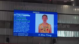 Chinese volleyball star celebrates victory, sends New Year blessings
