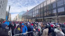 Inauguration Day: Cheers As Trump Is Sworn In