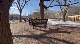 Inauguration Day: Hundreds March In DC To Protest Trump