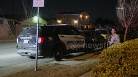 US, Los Angeles: Lakewood Stolen Police Car Pursuit Ends with Suspect Hiding in Backyard