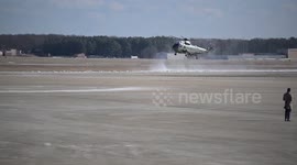 Joe Biden departs following farewell ceremony at Joint Base Andrews
