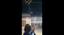 Santa Takes a Tumble on the Roof