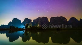 Stunning celestial spectacle captured in China's Guangxi