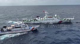 Philippine Coast Guard order Chinese vessel to leave Philippine waters