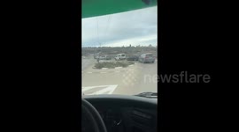 Israeli forces are tightening their grip on Palestinians by blocking vehicle passage at the Beit Iksa checkpoint